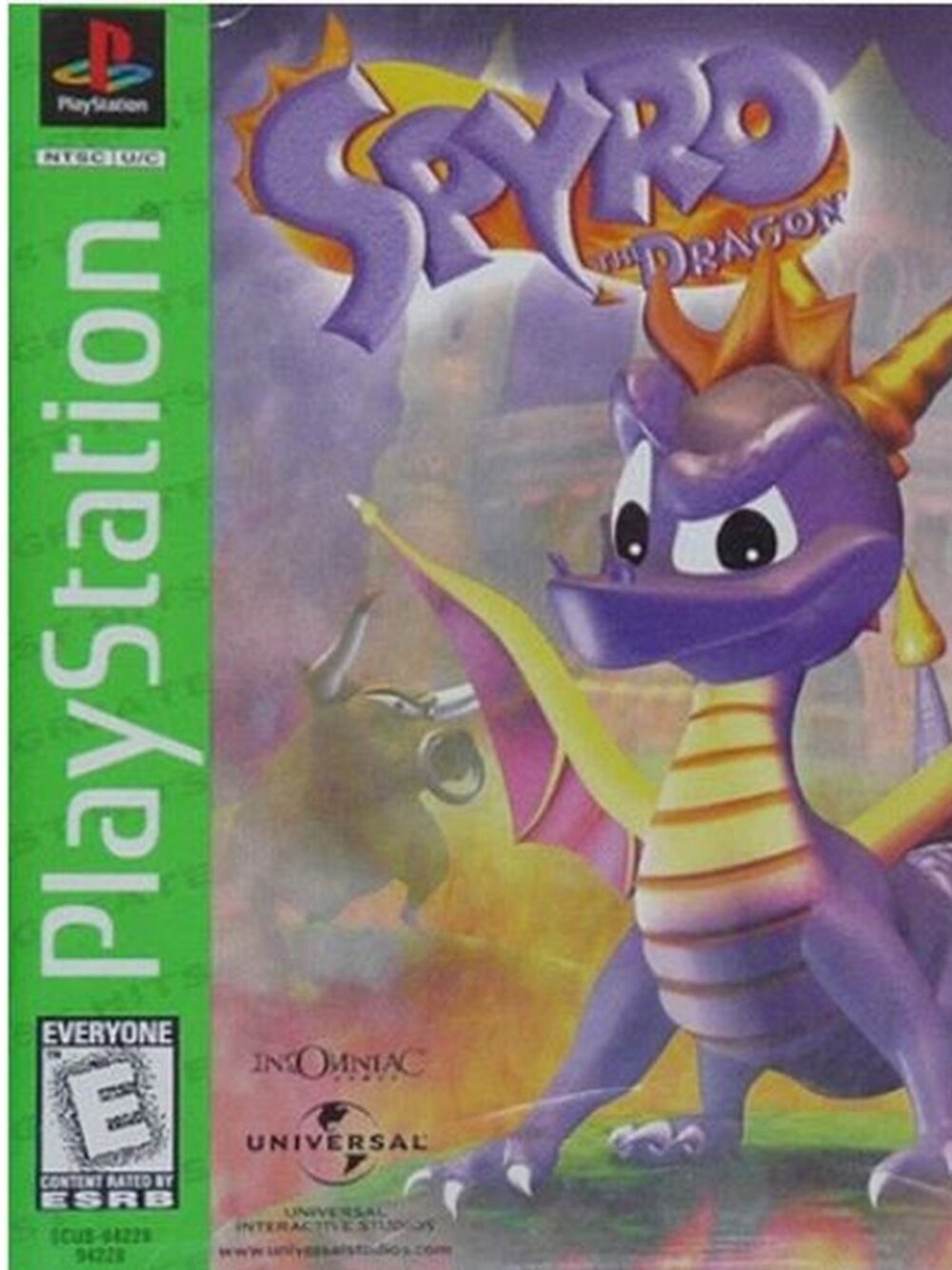 Spyro the Dragon Greatest Hits Sony PlayStation 1 PS1 1999 Disc Good Tested